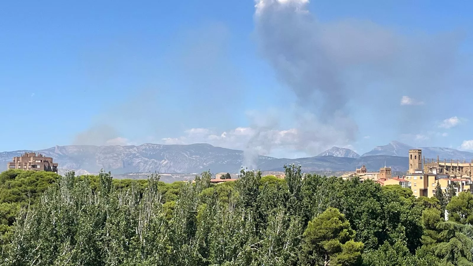 Incendios den Loporzano y Loma Verde.