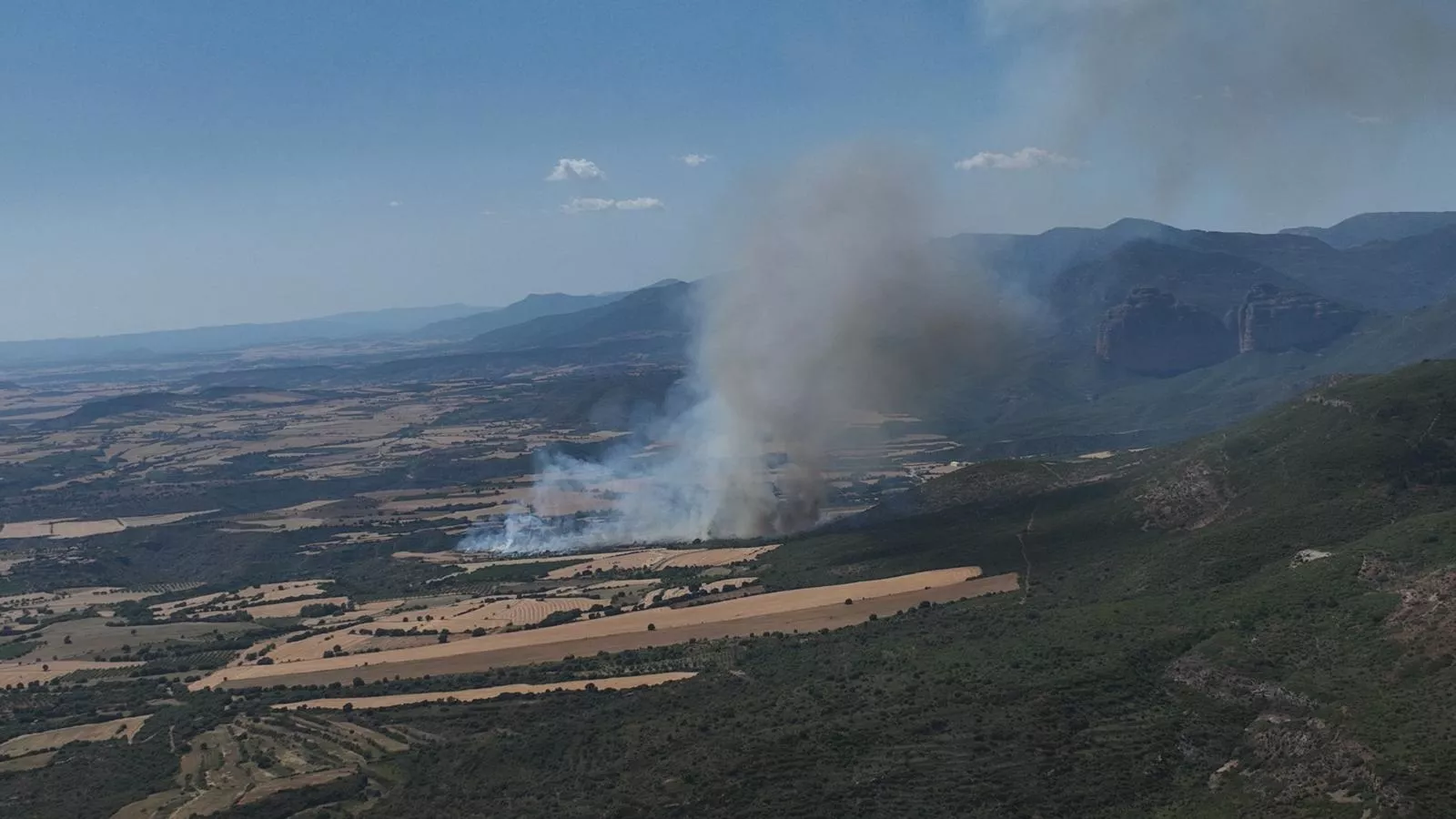 Incendios den Loporzano y Loma Verde.