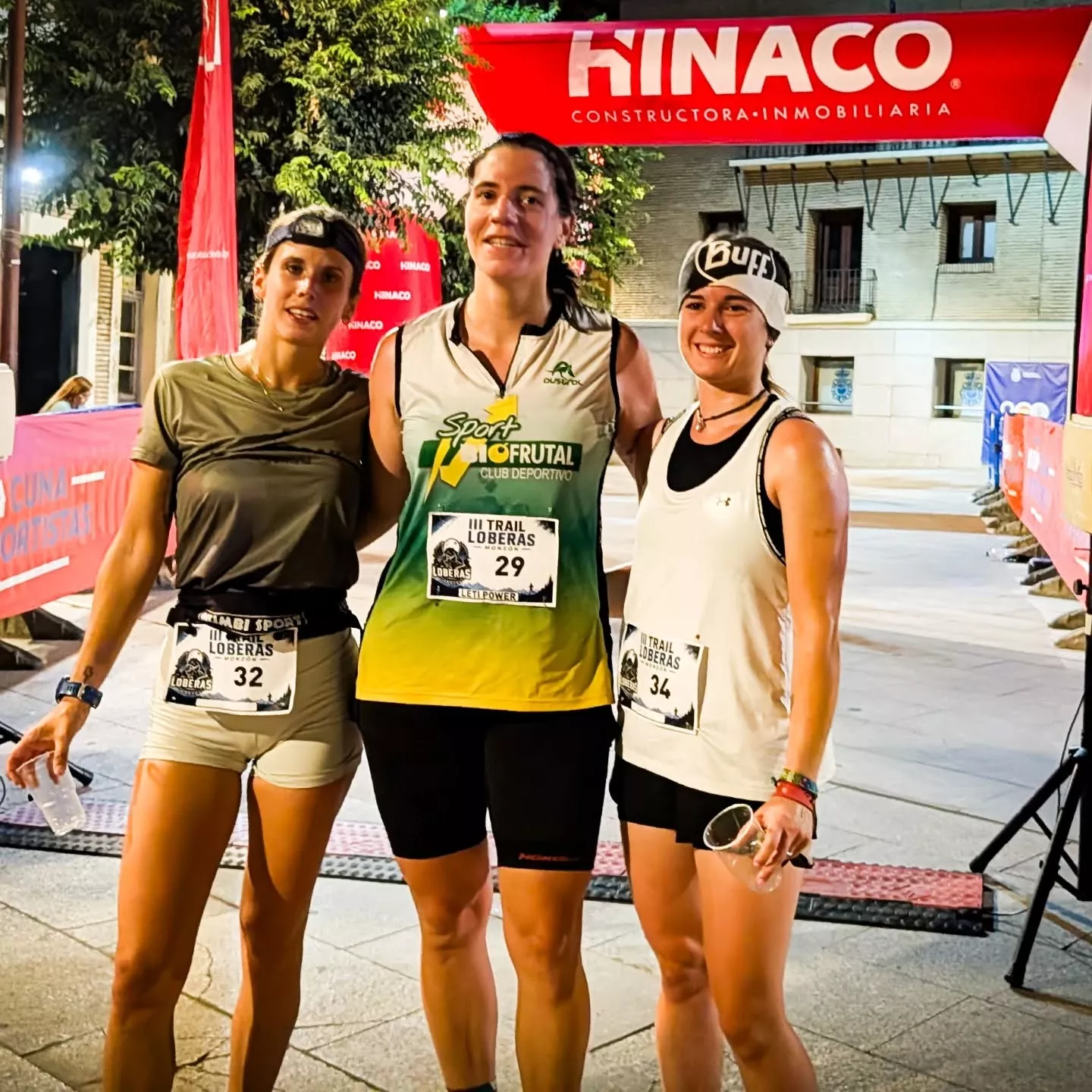 Trail Loberas. Podio femenino 12k