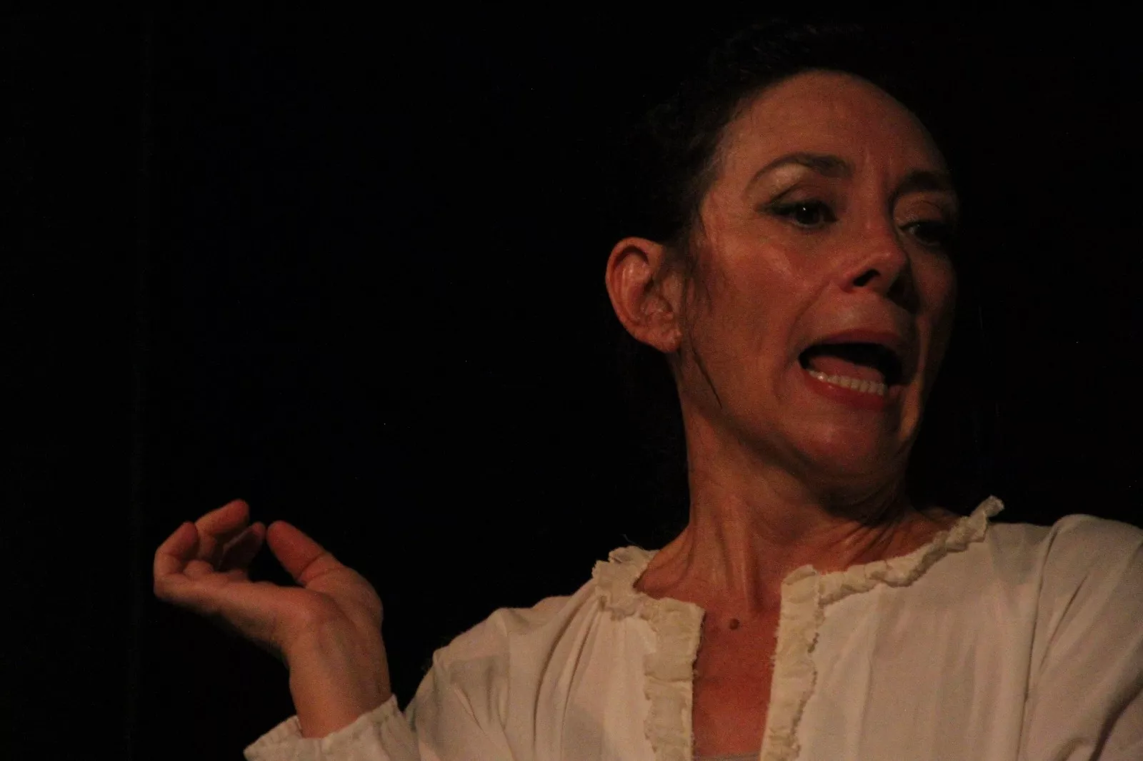Viridiana y “La hoguera de las Maravillas” en el Corral de Comedias de Robres. Foto Carlos Neofato