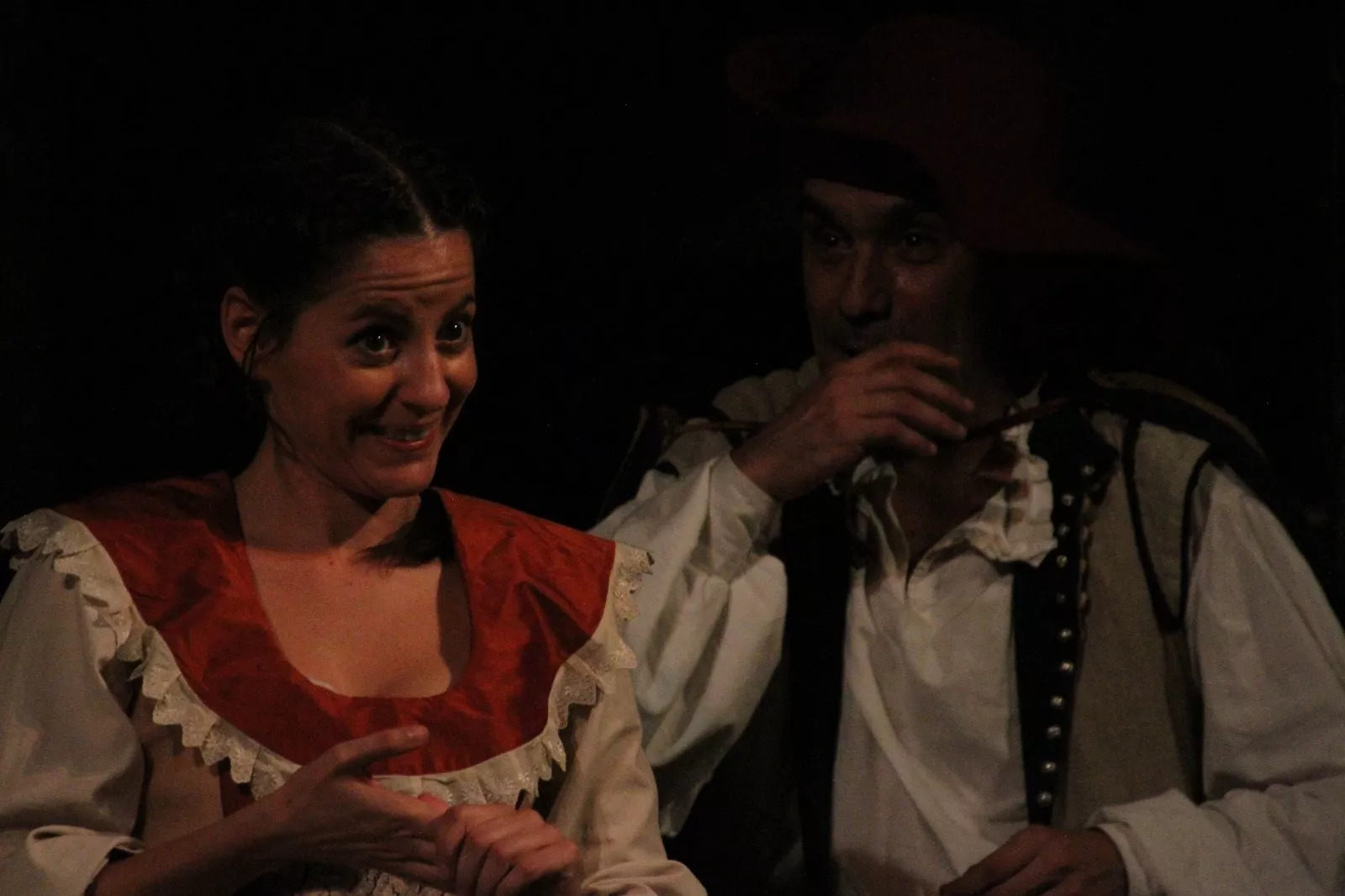 Viridiana y “La hoguera de las Maravillas” en el Corral de Comedias de Robres. Foto Carlos Neofato