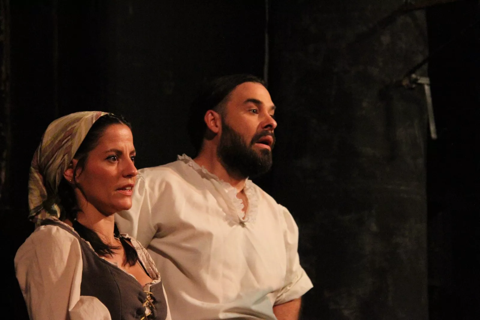 Viridiana y “La hoguera de las Maravillas” en el Corral de Comedias de Robres. Foto Carlos Neofato