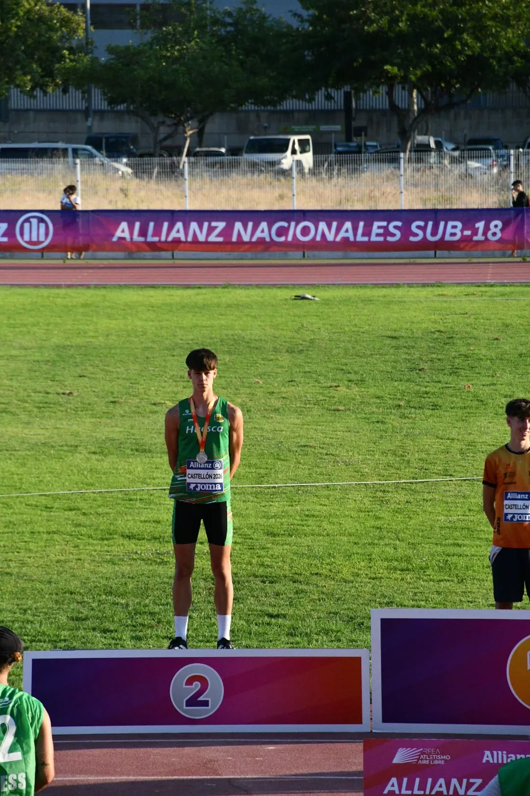 Rodrigo Gracia en el podio