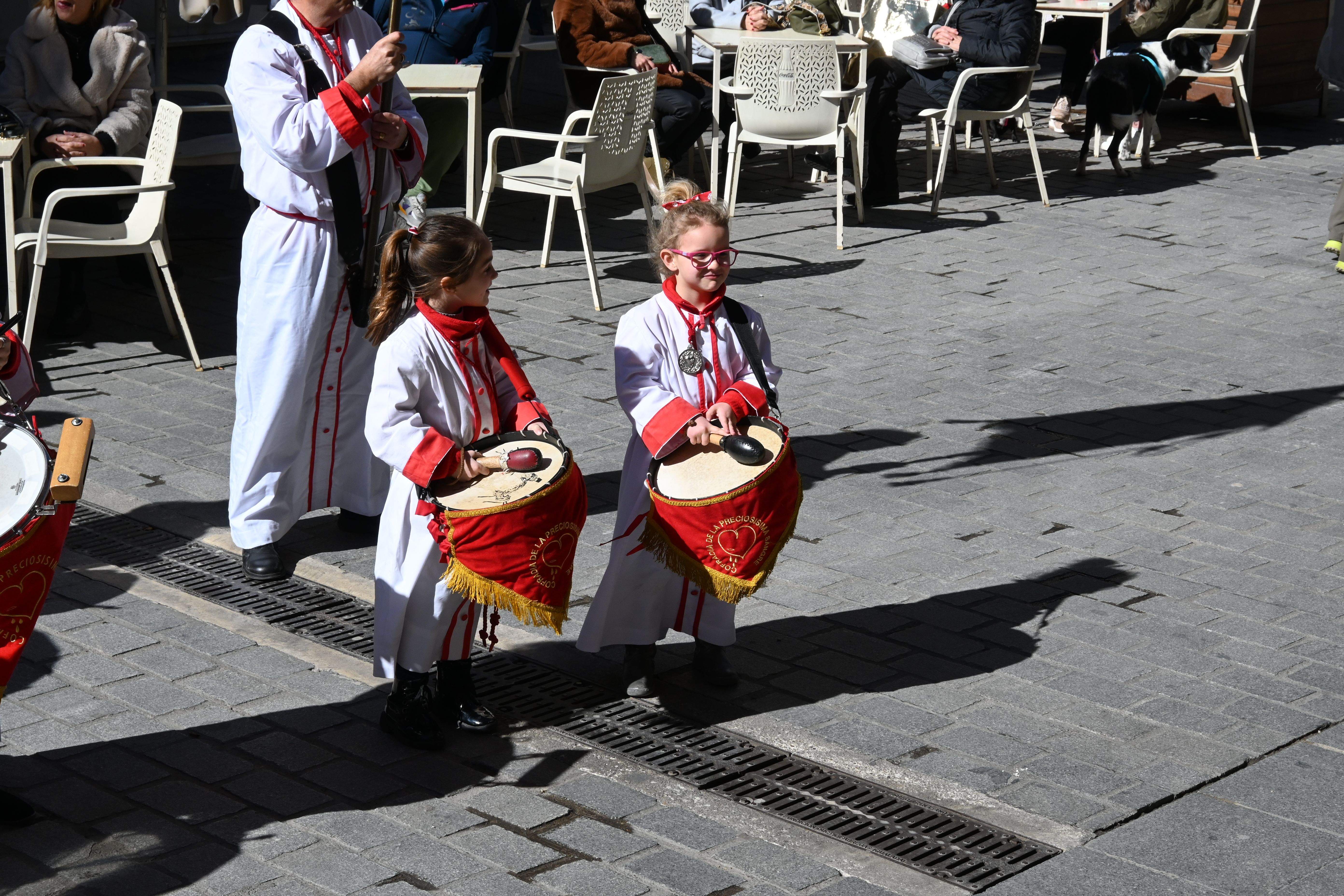 Actuación de la Cofradía de la Preciosísima Sangre. Foto: Carlos Jalle