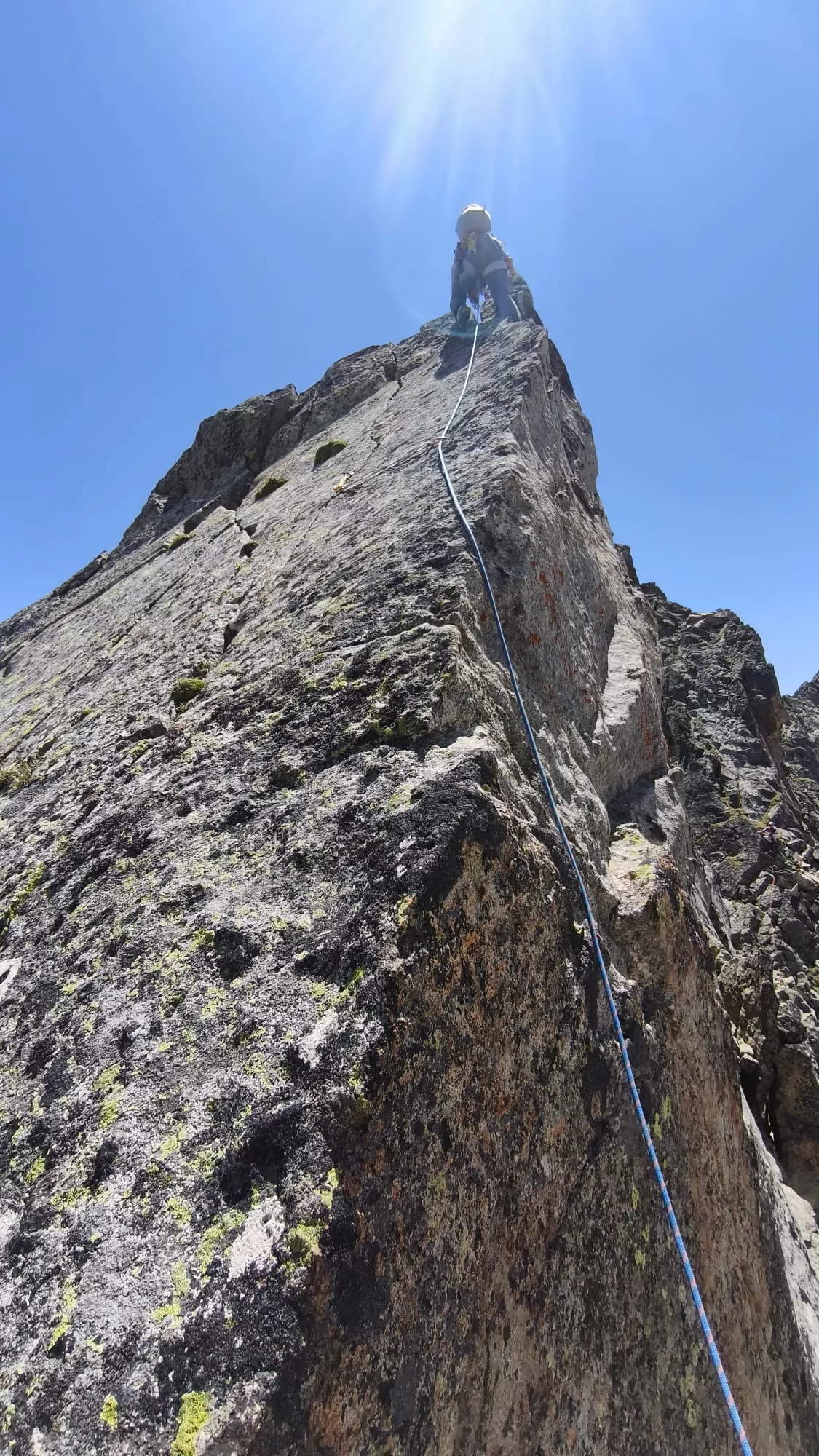 Escalada al Gran Pico de Alharisses del grupo de Jesús Vallés