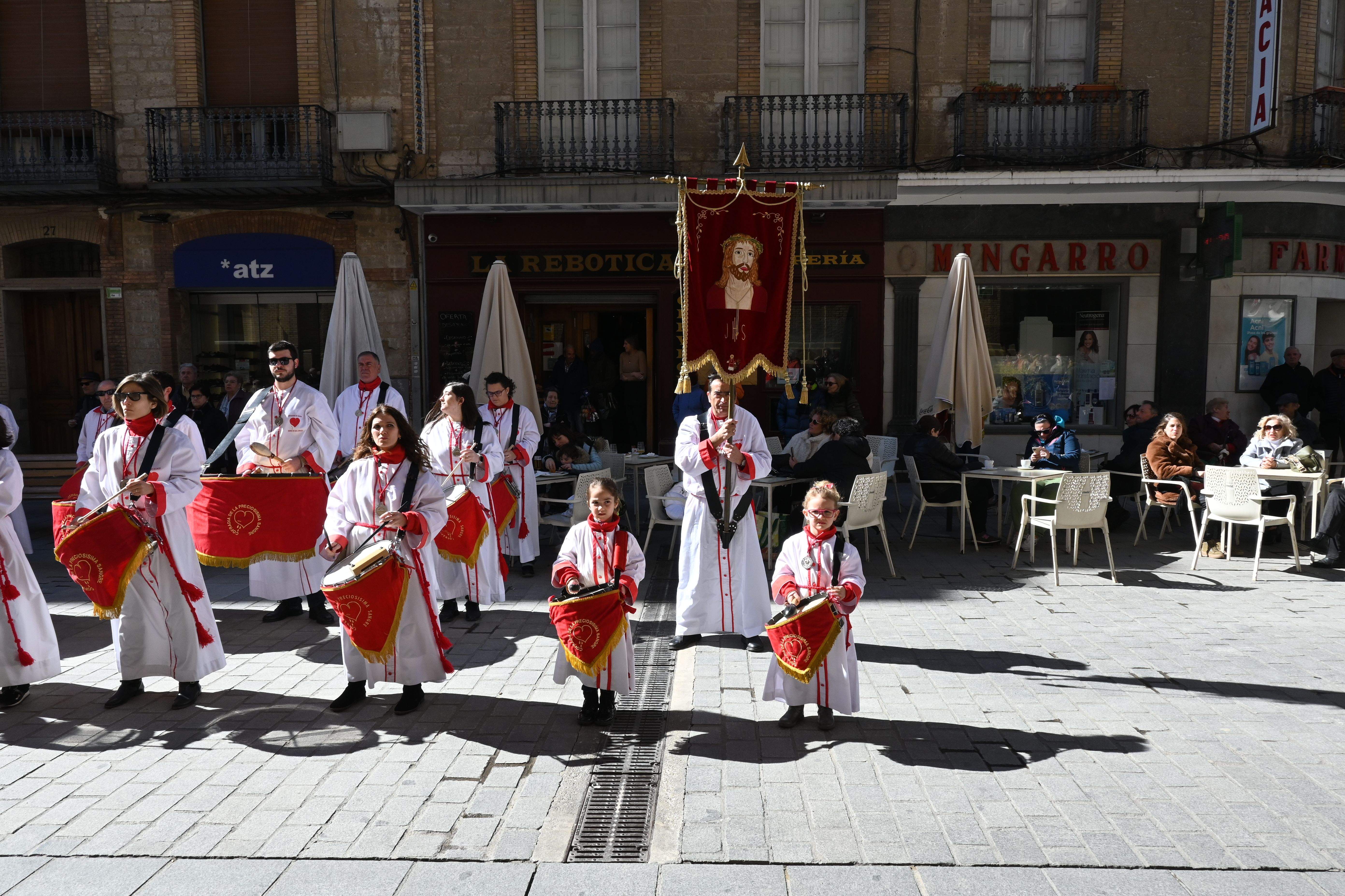Actuación de la Cofradía de la Preciosísima Sangre. Foto: Carlos Jalle
