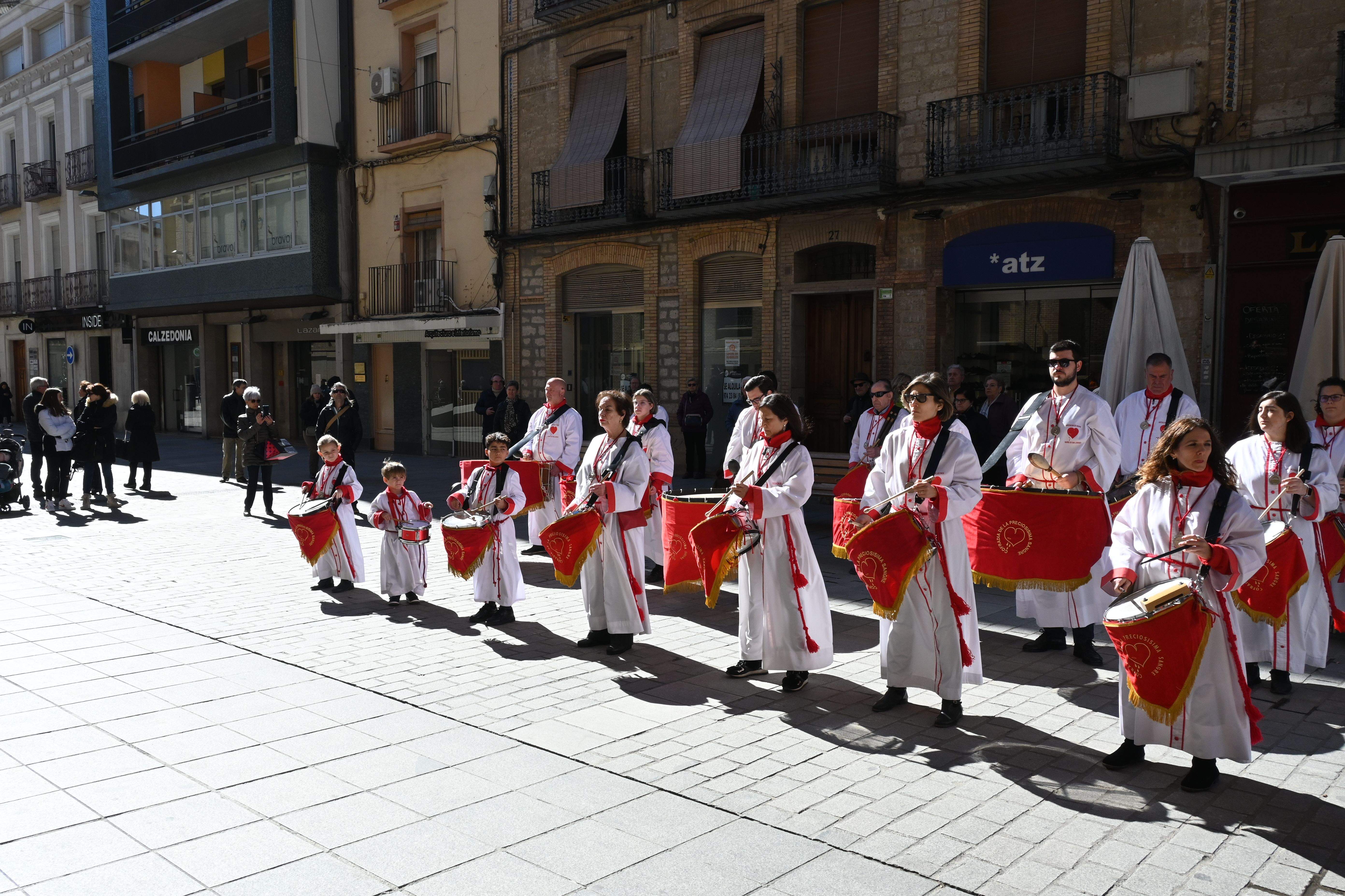 Actuación de la Cofradía de la Preciosísima Sangre. Foto: Carlos Jalle