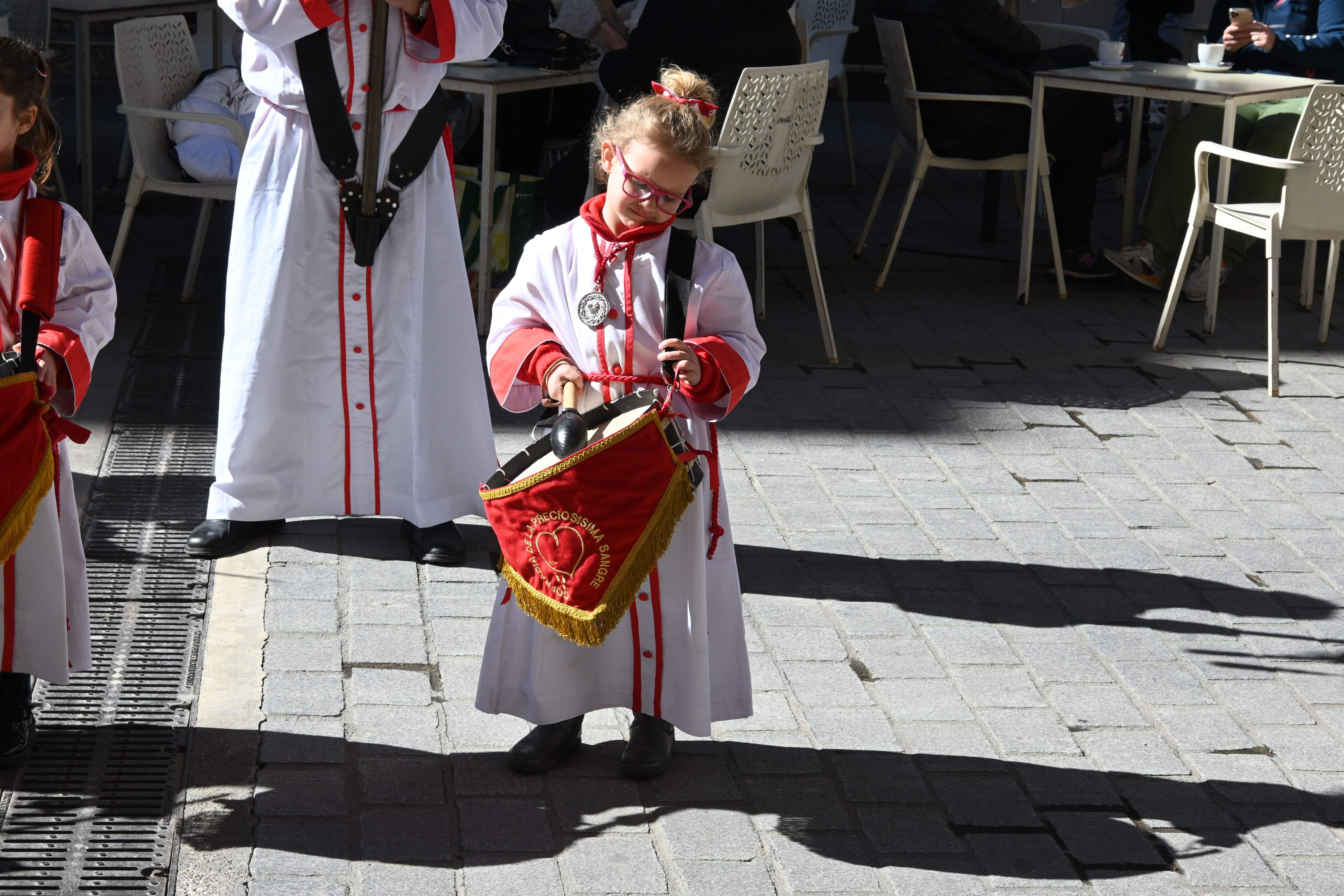 Actuación de la Cofradía de la Preciosísima Sangre. Foto: Carlos Jalle