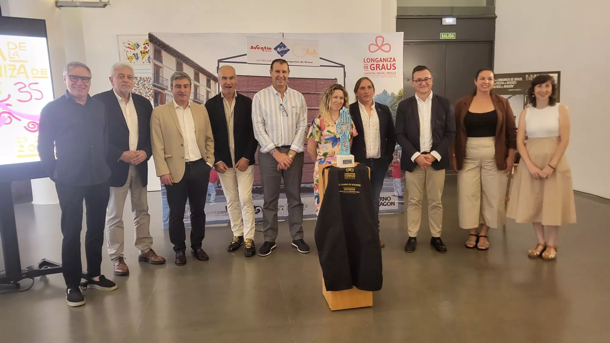 Participantes en la presentación de la Longaniza de Graus