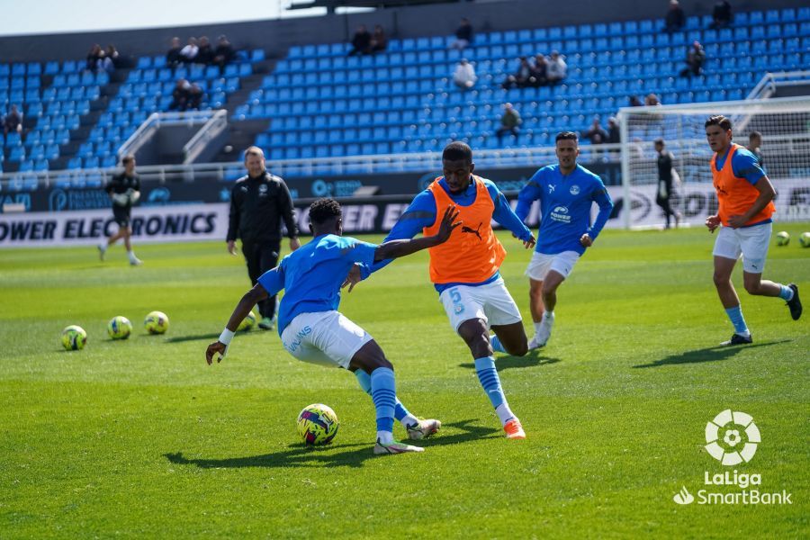 Imágenes del partido Ibiza Huesca. Foto La Liga 