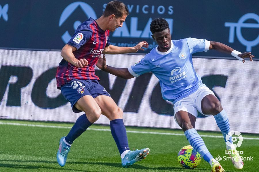 Imágenes del partido Ibiza Huesca. Foto La Liga 