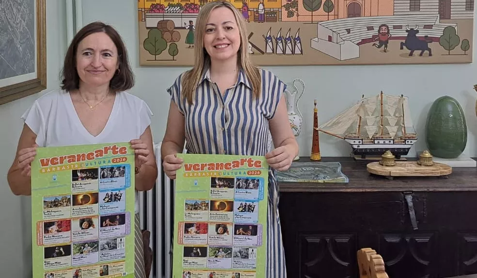 Presentación de la programación cultural de Barbastro en verano con Pilar Abad, concejal de Cultura