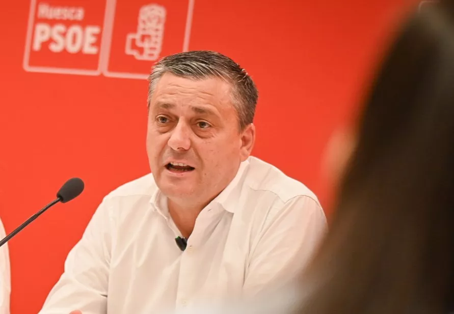 El secretario general del PSOE altoaragonés, Fernando Sabés.