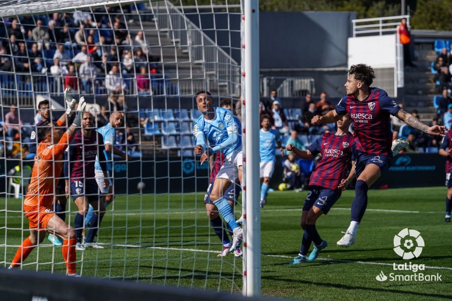 Imágenes del partido Ibiza Huesca. Foto La Liga 