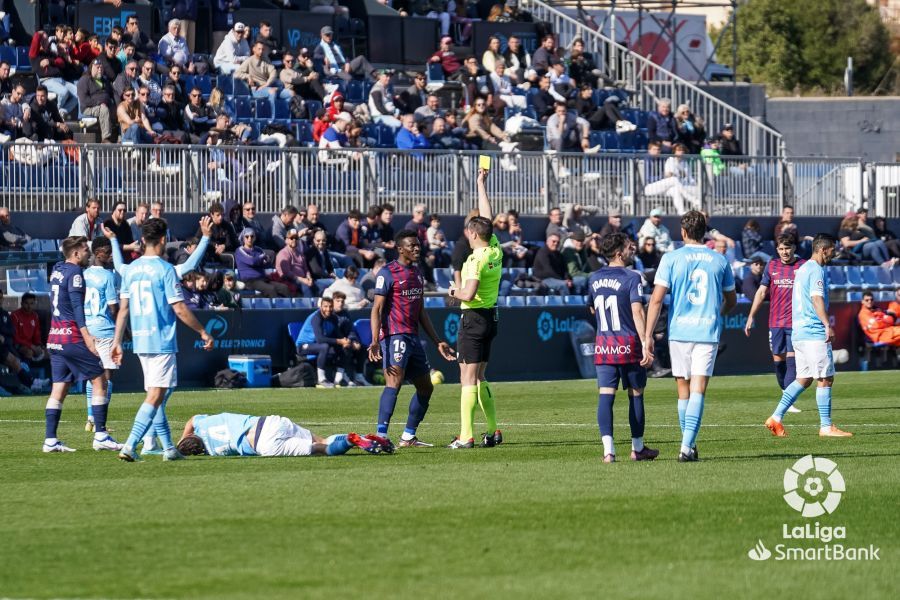 Imágenes del partido Ibiza Huesca. Foto La Liga 