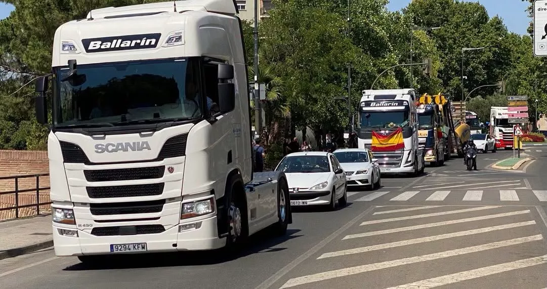 Celebración de la festividad de San Cristóbal por los transportistas de Monzón