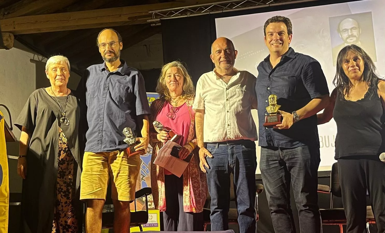 Ayerbe redescubre "el universo infinito" de Ramón y Cajal con el documental "Dibujos en la retina". Foto Mercedes Manterola