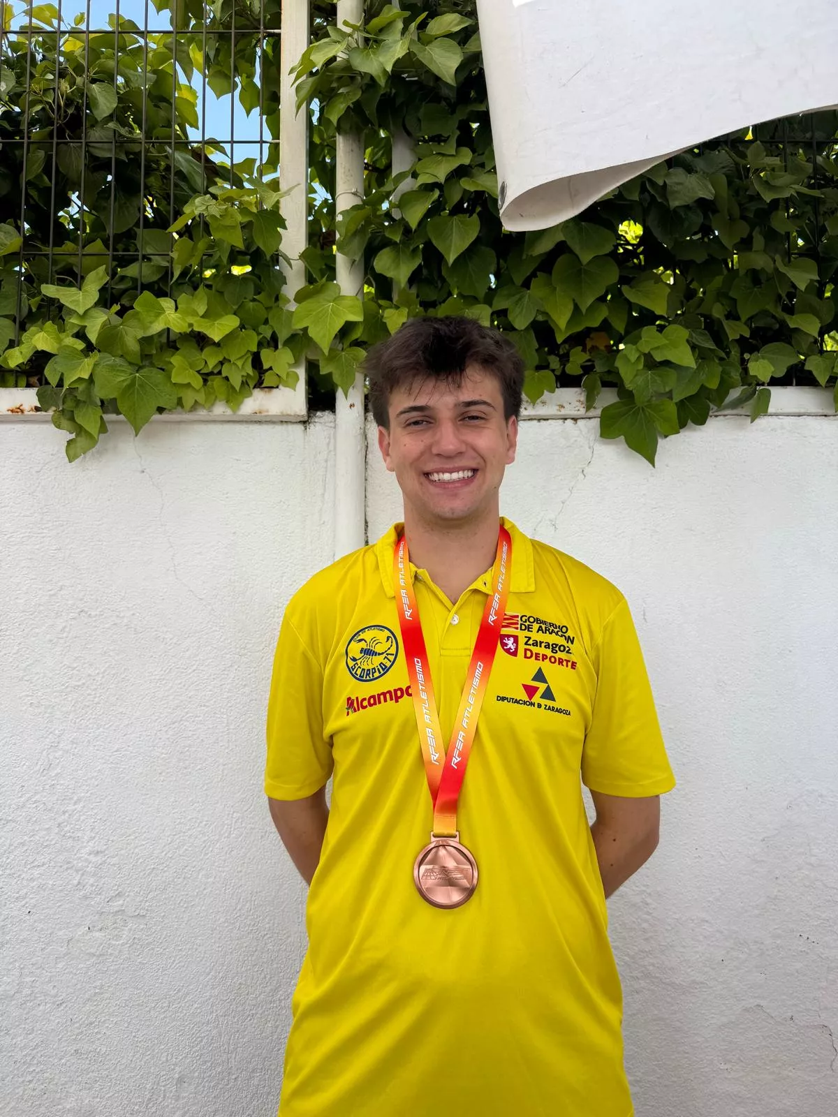 Javi Díaz, medalla de bronce