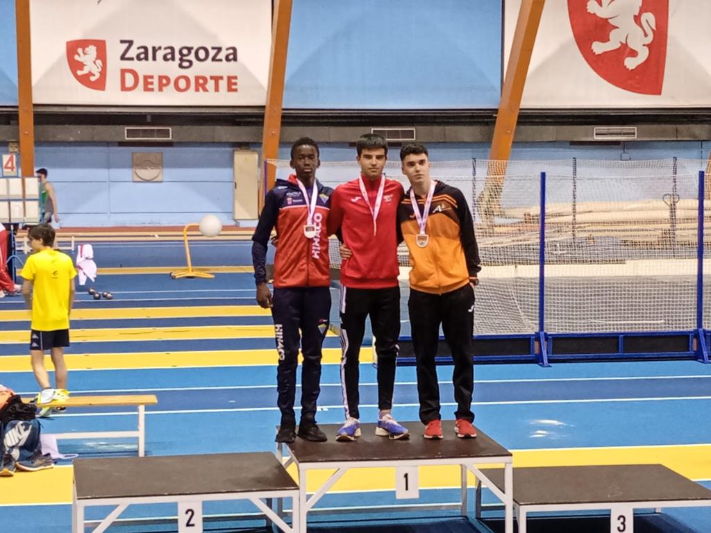 Javier Alamañac, Boukari Magassa y Alex Margalló, oro, plata y bronce en 1.500