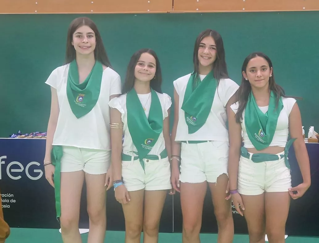 Las azafatas de la entrega de premios