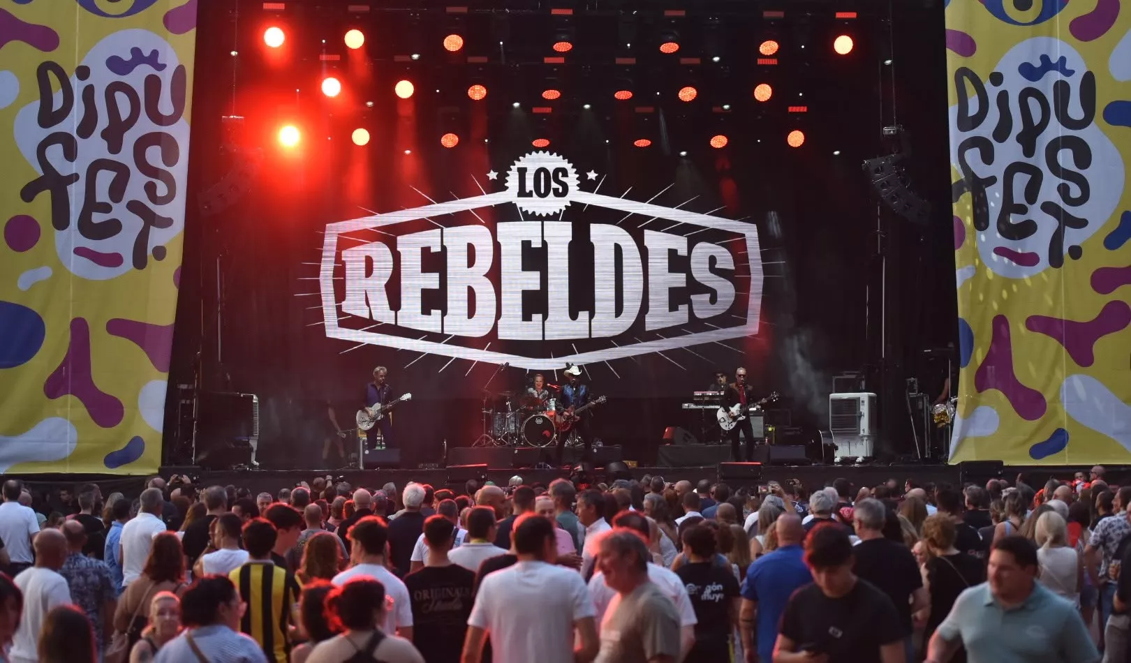 Celebración del Dipufest en el parque de La Pinada de Fraga