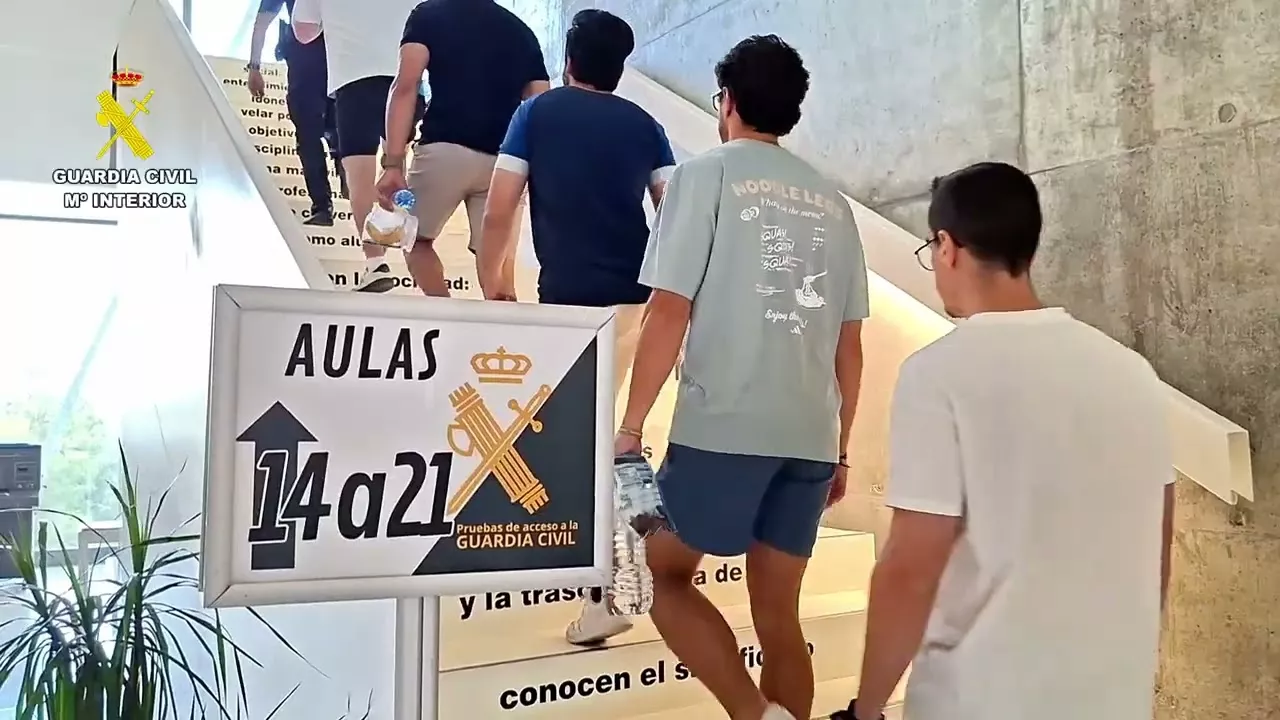 Pruebas acceso Guardia Civil en Aragón.