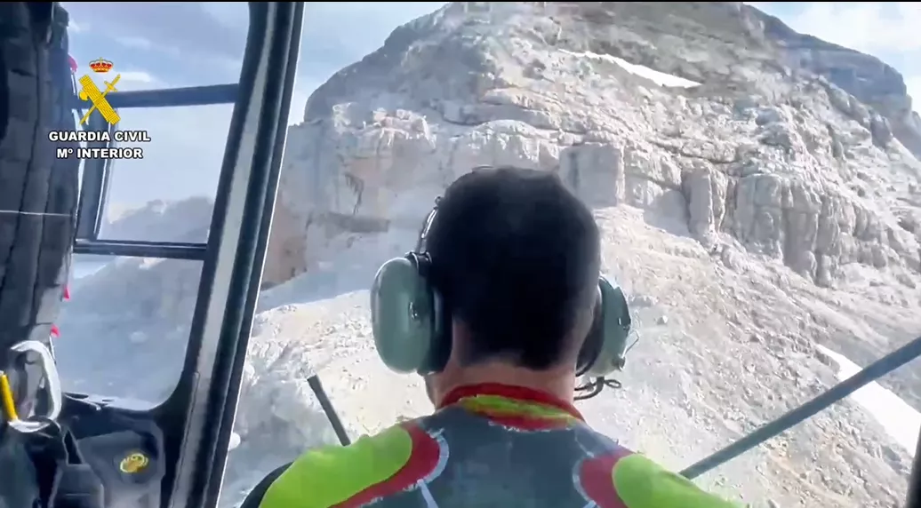 Rescate de un montañero fallecido en Ordesa.