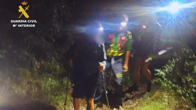 Rescate en el pico Collarada.