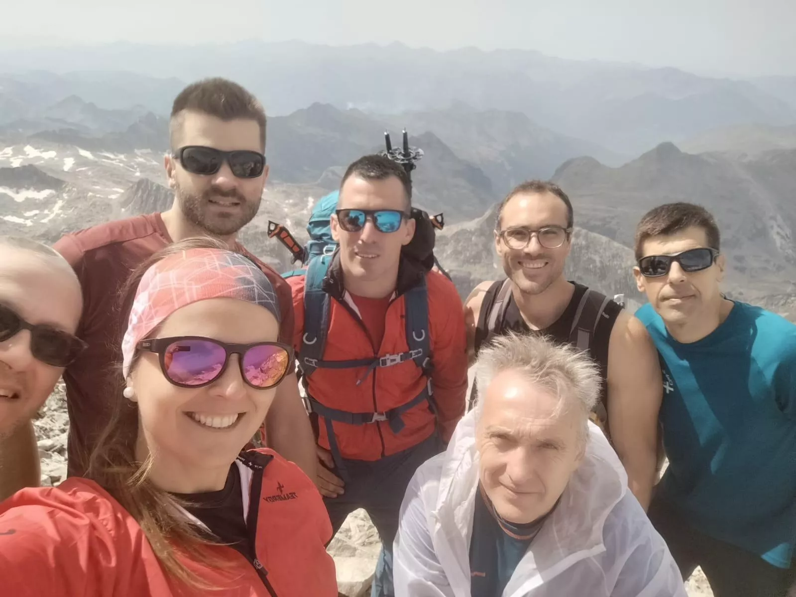 Subida al Aneto del GAN de los Javieres. Foto Mikel Olivar