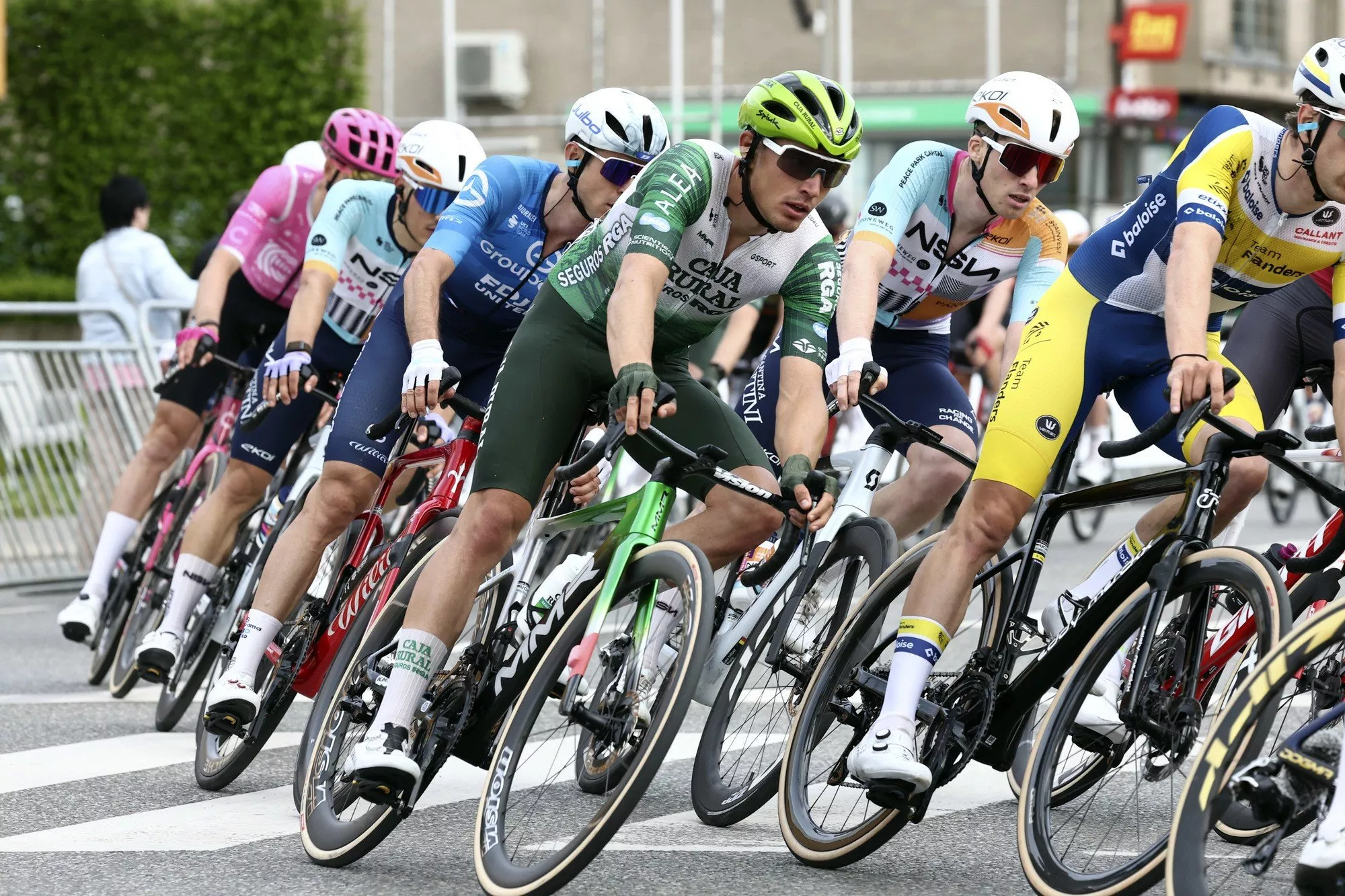 Fernando Barceló en el Tour de Magnificent Qinghai de China. Foto: Caja Rural-Seguros RGA