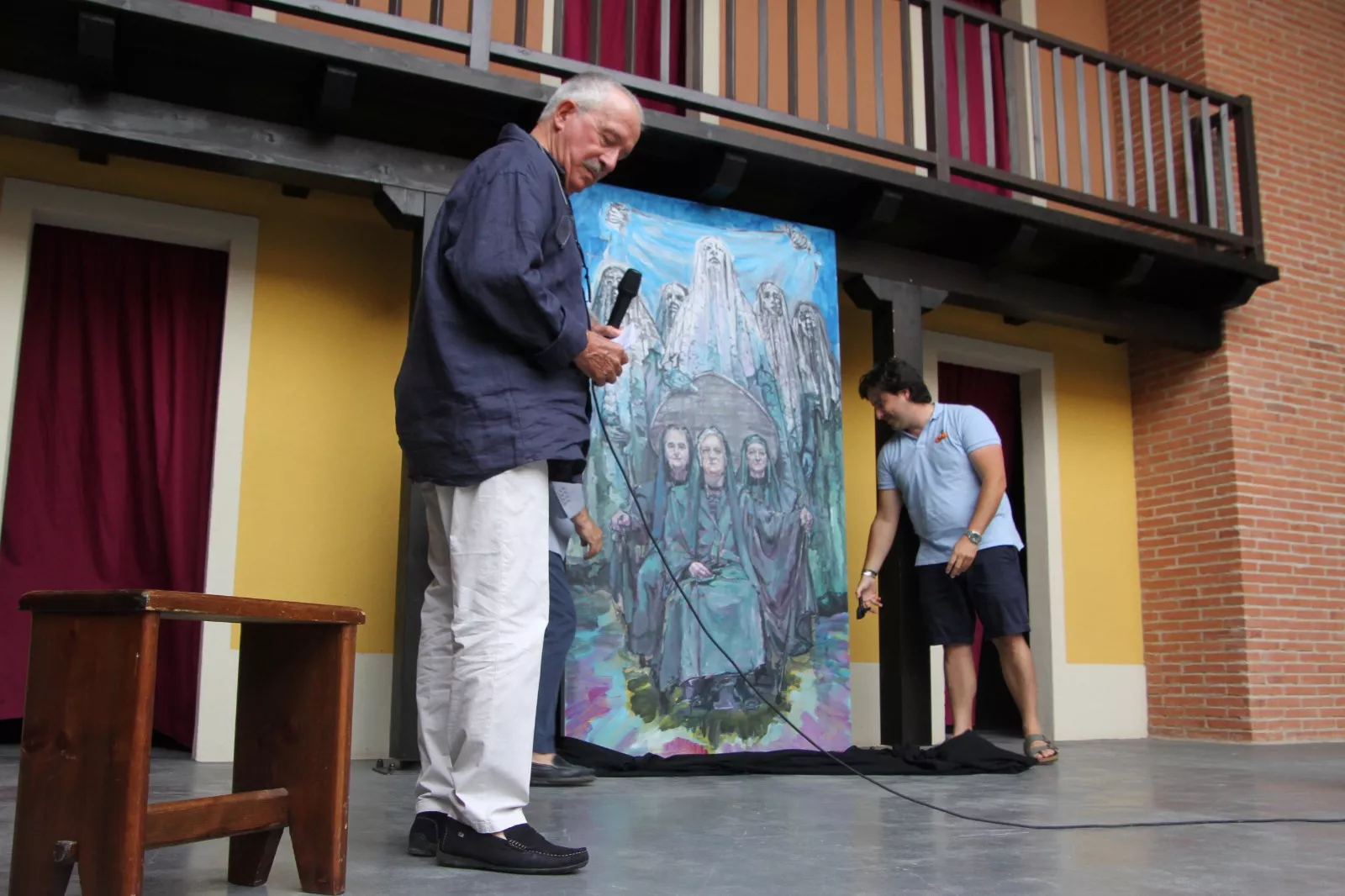 Estreno de 'Perra fiel' en el Corral de Comedias de Robres. Foto Carlos Neofato
