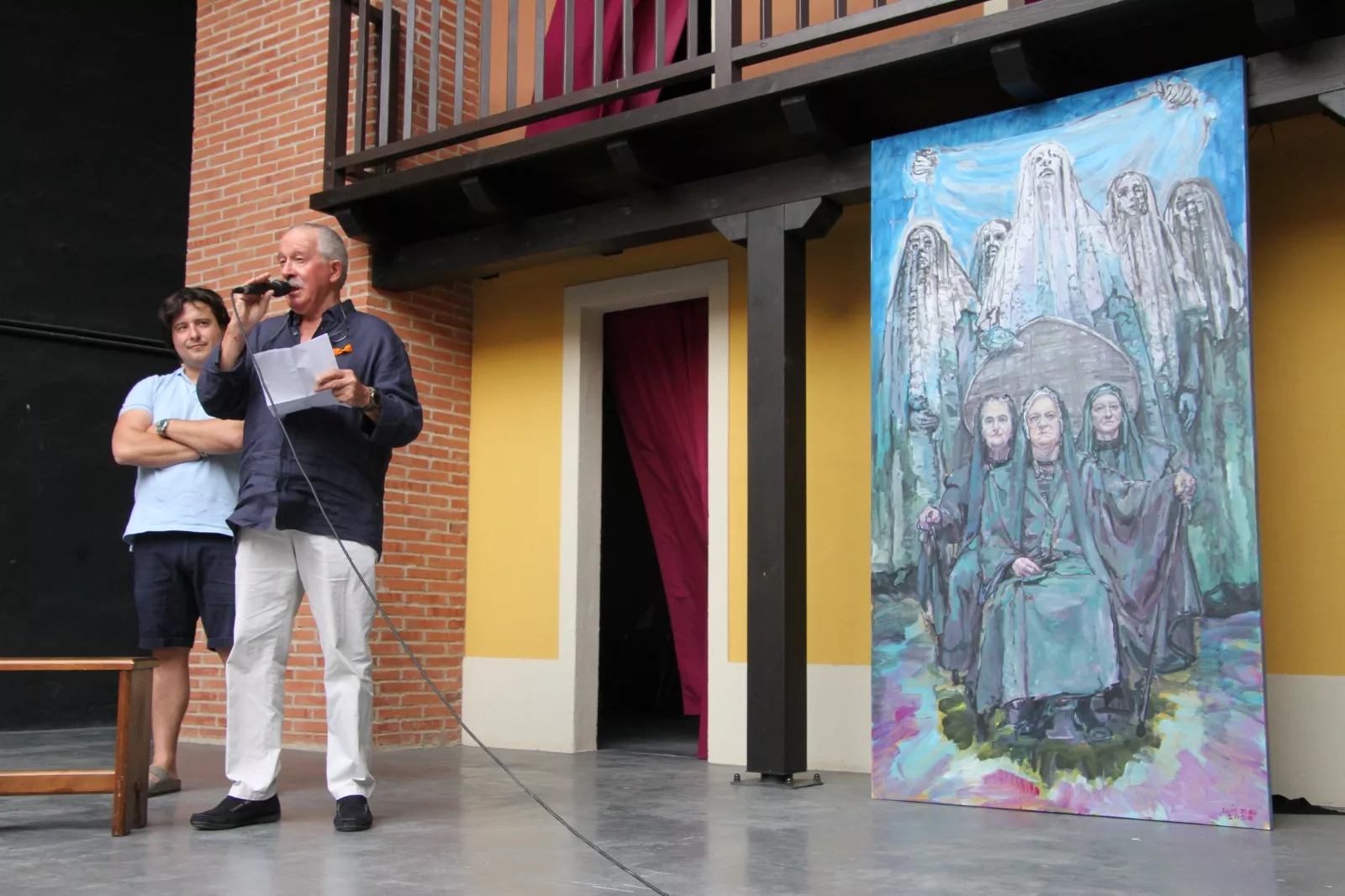 Estreno de 'Perra fiel' en el Corral de Comedias de Robres. Foto Carlos Neofato