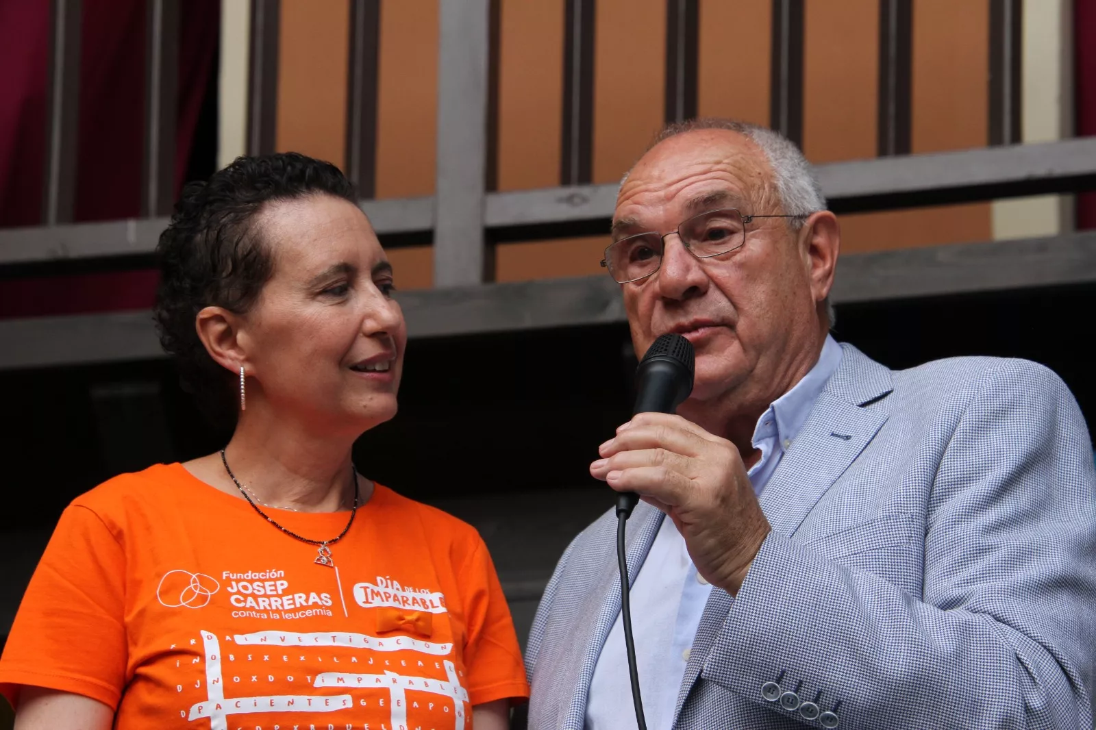 Silvia Moreu y Luis Casal. Estreno de 'Perra fiel' en el Corral de Comedias de Robres. Foto Carlos Neofato