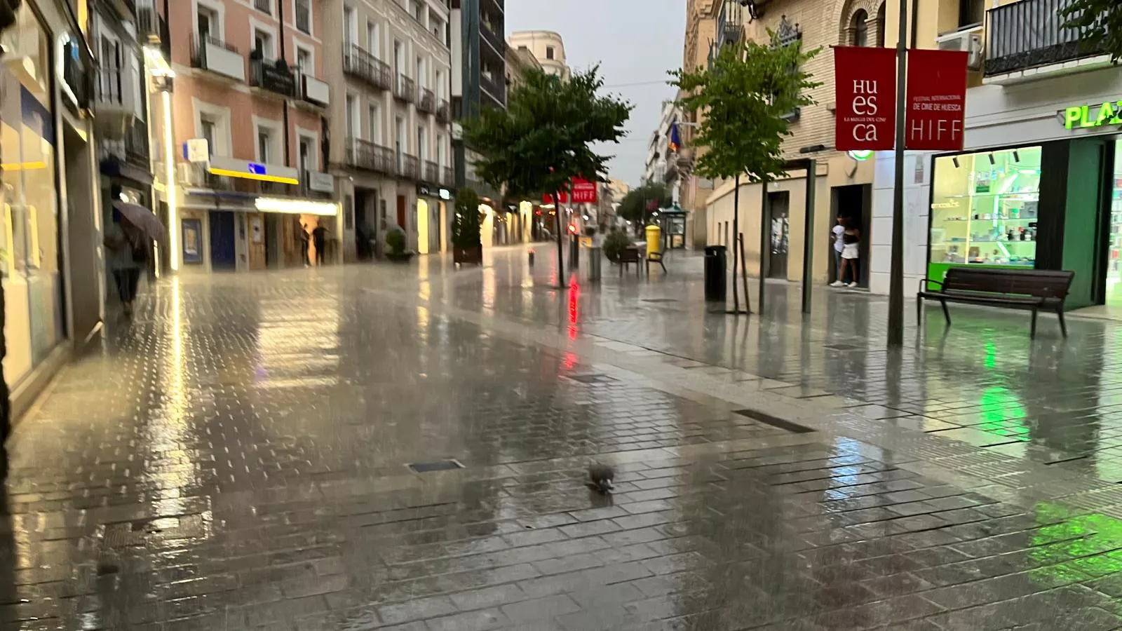 Las tormentas ponen en aviso amarillo al Pirineo y el centro de Huesca.
