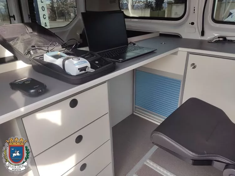 La Policía Local de Huesca intensifica los controles de alcohol y drogas al volante.