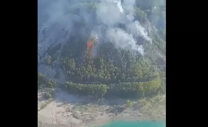 Estabilizado el incendio forestal de Sigüés y reabierta la N-240.