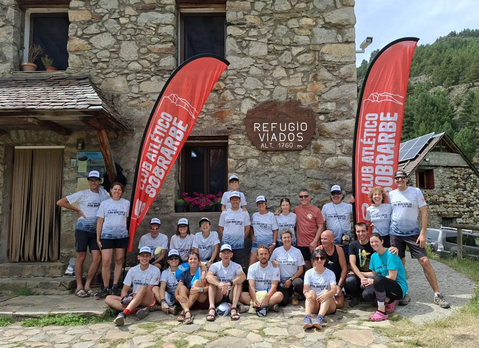 La quedada de corredores retomó el origen de la Gran Trail Sobrarbe