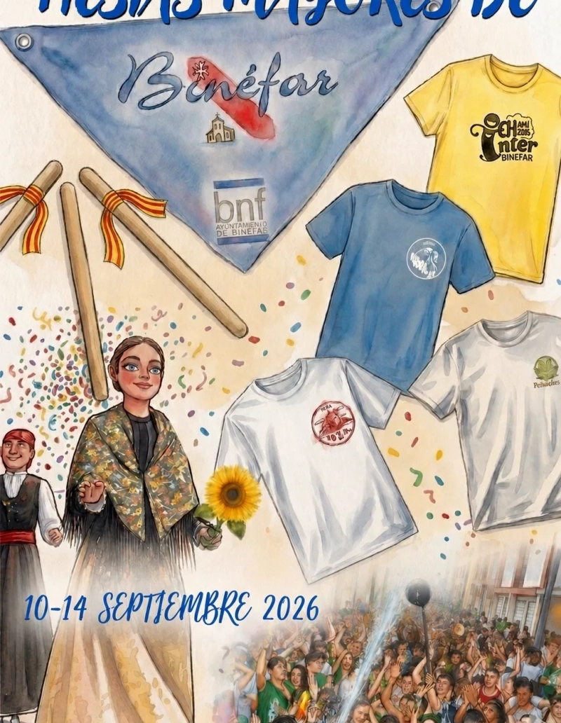 Cartel de las fiestas binefarenses Cartel de las fiestas binefarenses