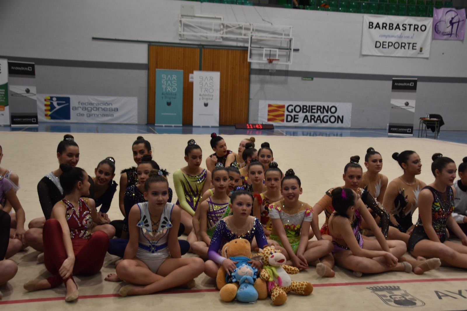 Imágenes del Trofeo Aragón Promoción de Gimnasia Rítmica.