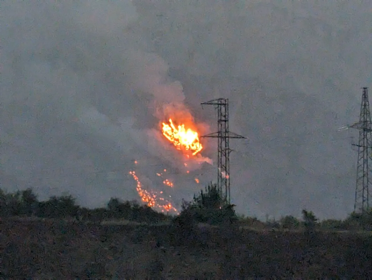 Incendio en Peña Montañesa