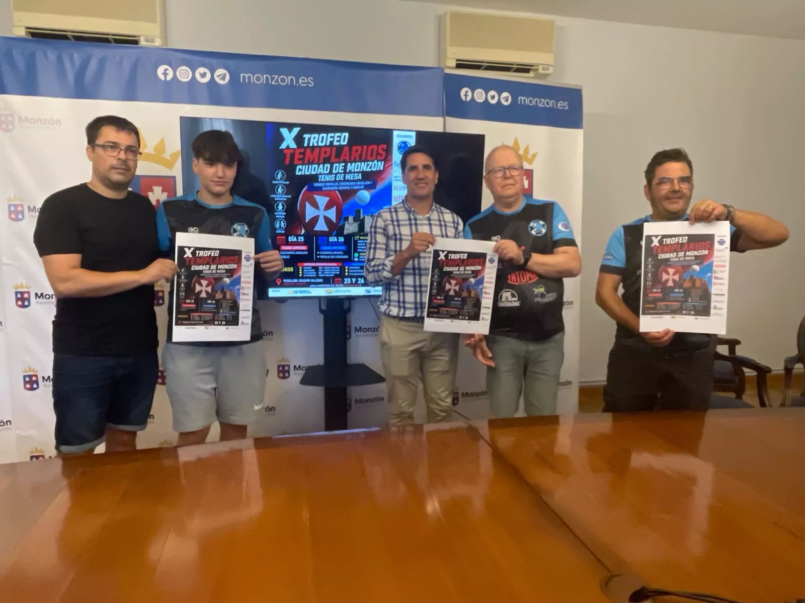 Monzón acoge el X Trofeo Templarios Ciudad de Monzón de tenis de mesa