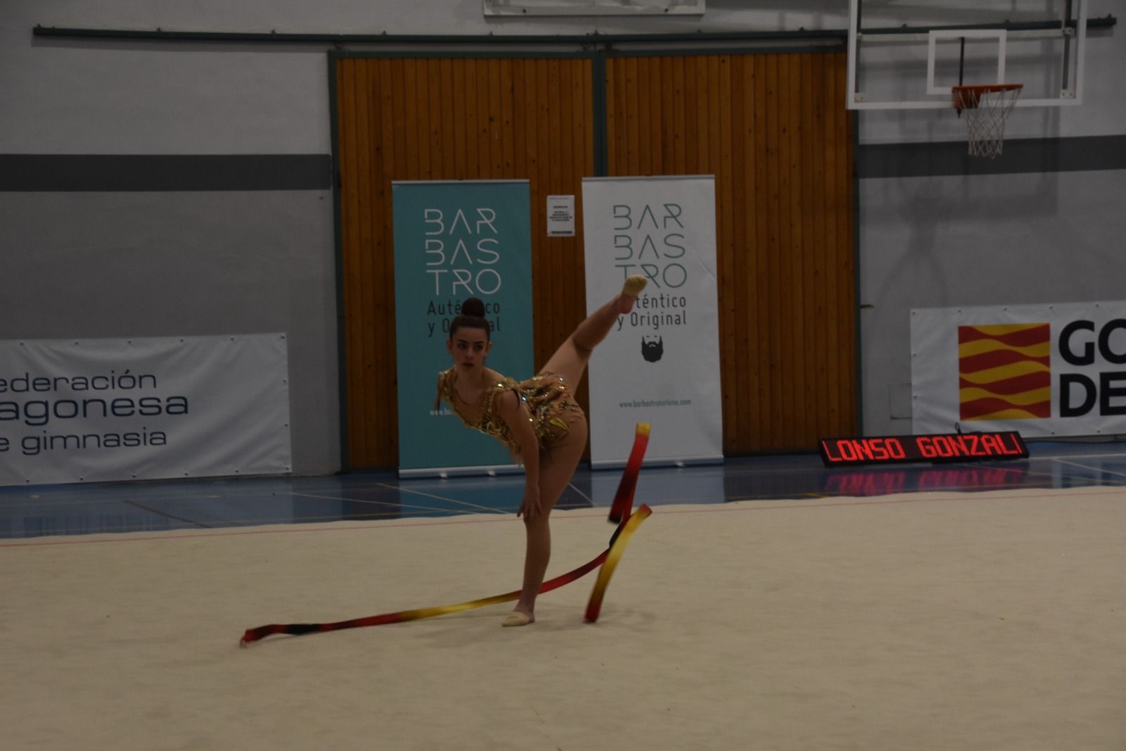 Imágenes del Trofeo Aragón Promoción de gimnasia rítmica 