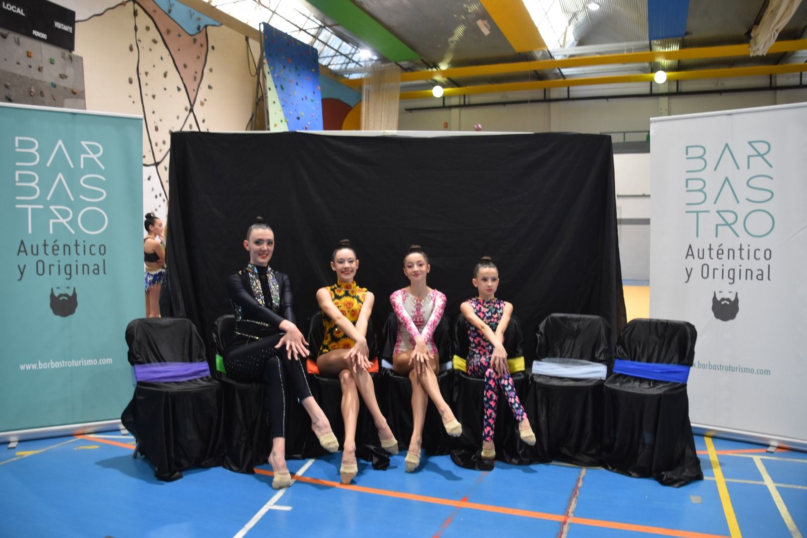 Imágenes del Trofeo Aragón Promoción de gimnasia rítmica 