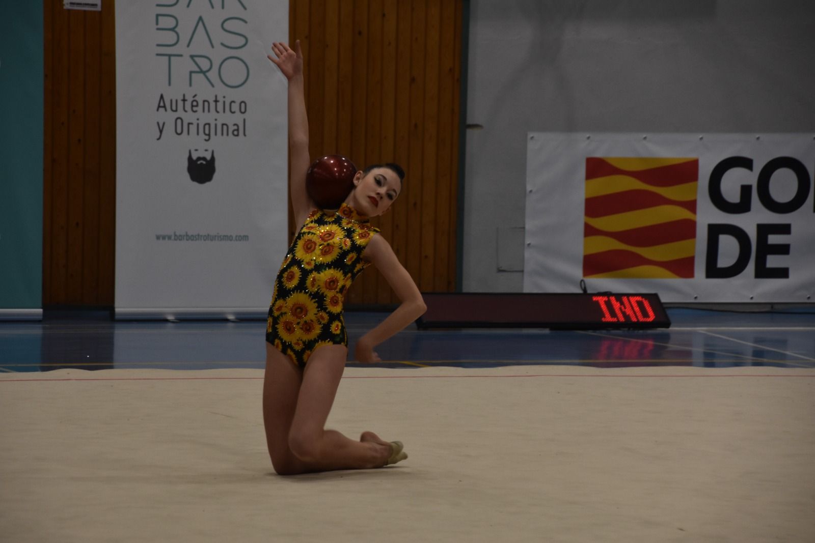 Imágenes del Trofeo Aragón Promoción de gimnasia rítmica 