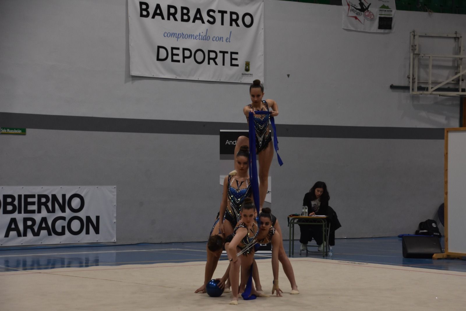 Imágenes del Trofeo Aragón Promoción de gimnasia rítmica