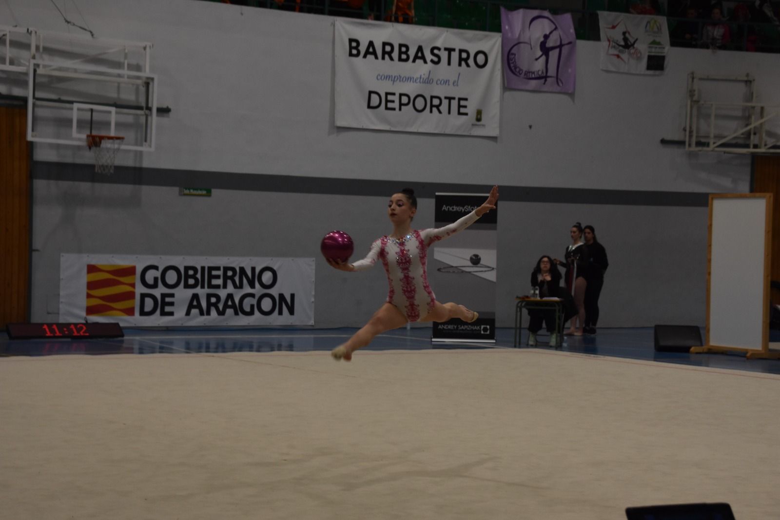 Imágenes del Trofeo Aragón Promoción de gimnasia rítmica 
