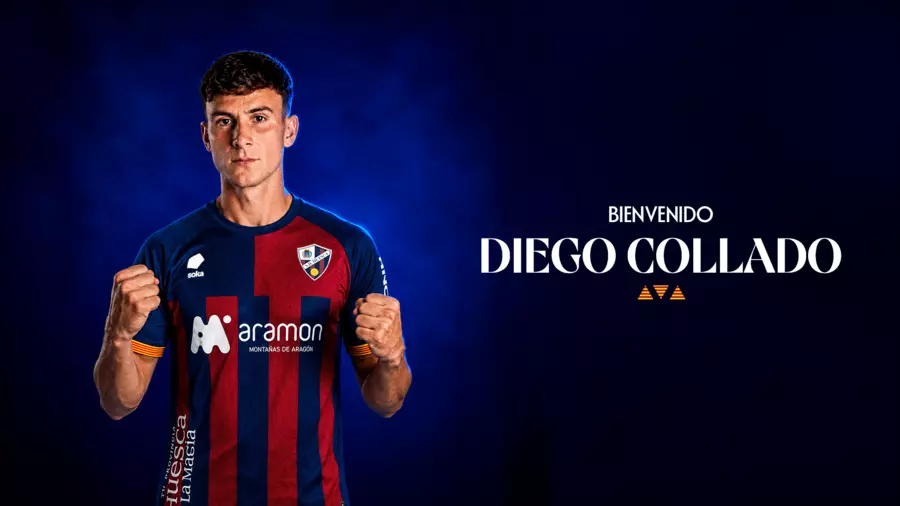 Diego Collado, nuevo jugador del Huesca.
