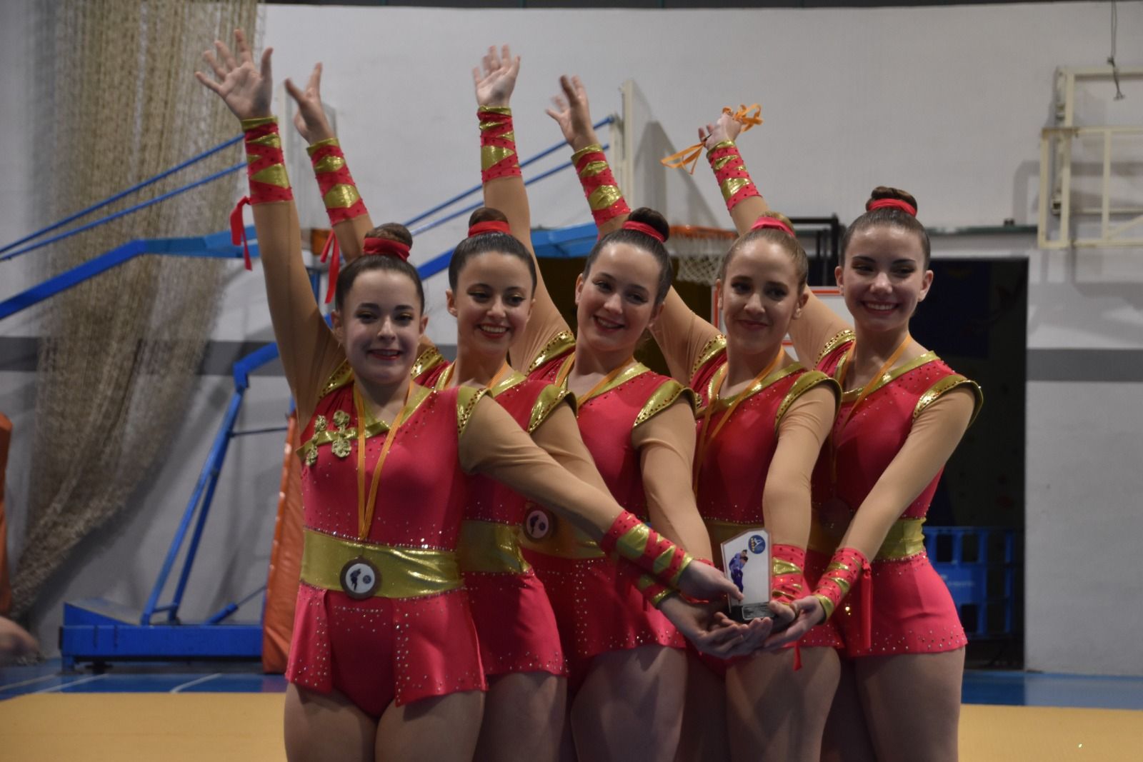 Imágenes del Trofeo Aragón Promoción de Gimnasia Rítmica 
