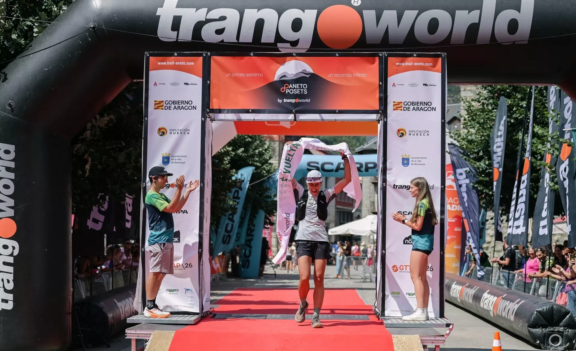 Morgane Lefeuvre, vencedora de la Vuelta al Aneto 2026. Foto de La Retratería