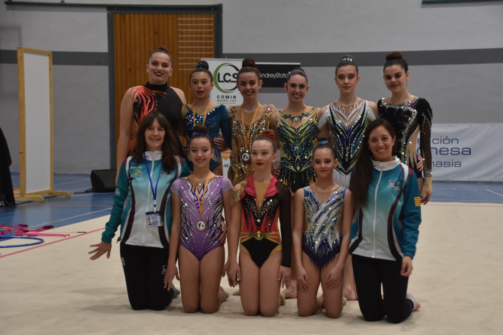 Imágenes del Trofeo Aragón Promoción de Gimnasia Rítmica, Individuales Jacetano